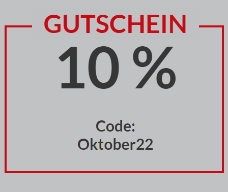 10 %-Gutschein für Online-Einkäufe im Oktober*